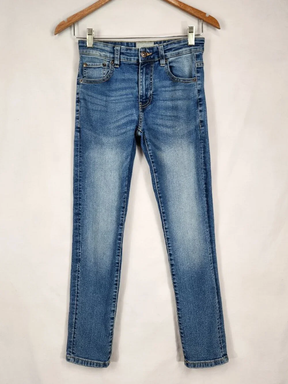 Lucky Brand Authentic Stretch Skinny Denim Jeans GIrls 12 Blue Casual Pants